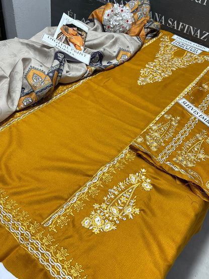 DFW-1176 Izel Embroidery 3PC Dhanak Suit