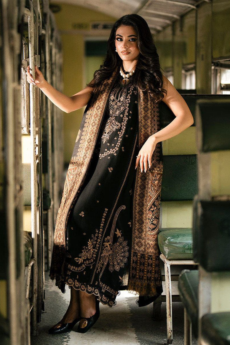 DFW-930 Bareeze Heavy Embroidery 3PC Linen Suit
