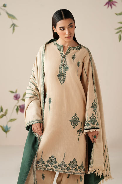 DFW-1211 Baroque Embroidery 3PC Dhanak Suit
