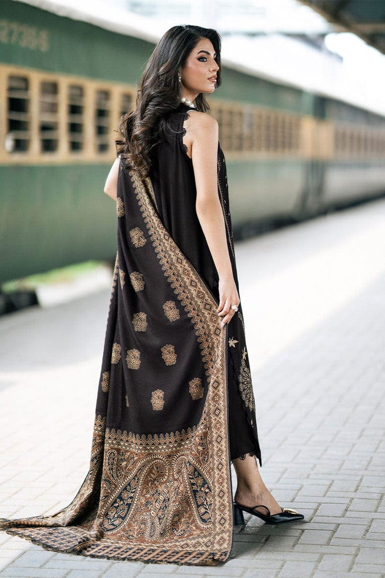 DFW-930 Bareeze Heavy Embroidery 3PC Linen Suit