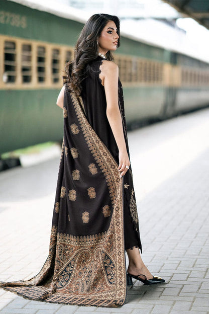 DFW-930 Bareeze Heavy Embroidery 3PC Linen Suit