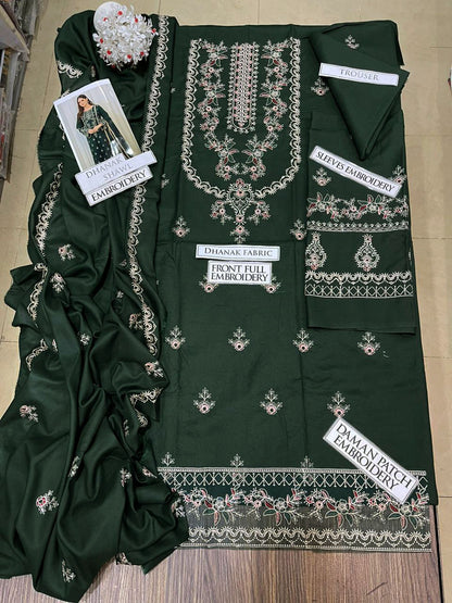 DFW-1260 Libas Embroidery 3PC Dhanak Suit