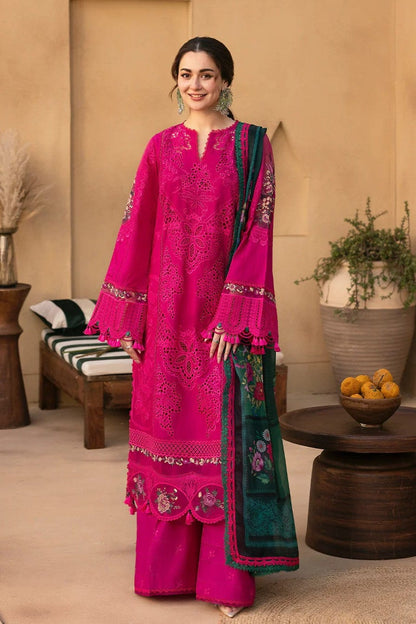 DFW-1137 Saira Rizwan  Heavy  Embroidery 3PC Dhanak Suit