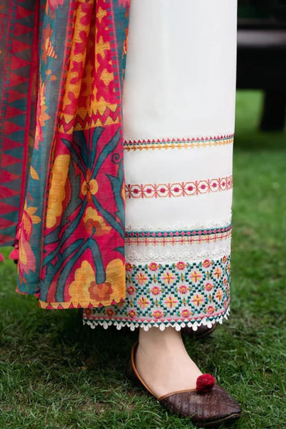 DFW-1245 Sapphire Embroidery 3PC Dhanak Suit