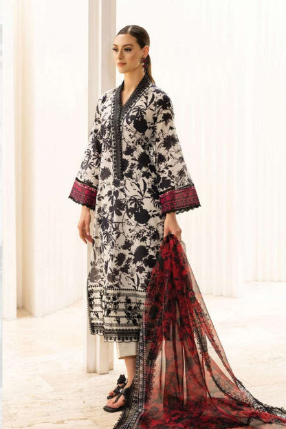 DFW-1042 Zainab Chottani Embroidery 3PC Karandi Suit