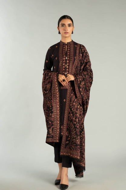 DFW-996 Bareeze Heavy Embroidery 3PC Dhanak Suit