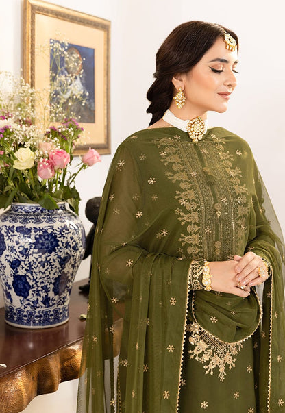 DFW-1153 Asim Jofa Heavy Embroidery 3PC Dhanak Suit