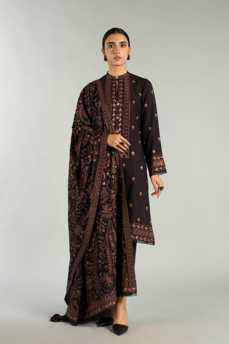 DFW-996 Bareeze Heavy Embroidery 3PC Dhanak Suit