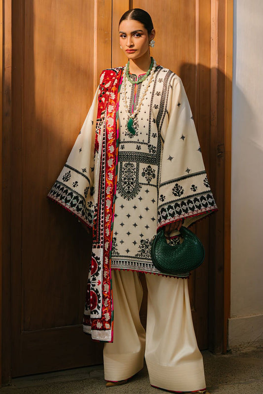 DFW-516 Bin ilyas Heavy Embroidery 3Pc Lawn Suit