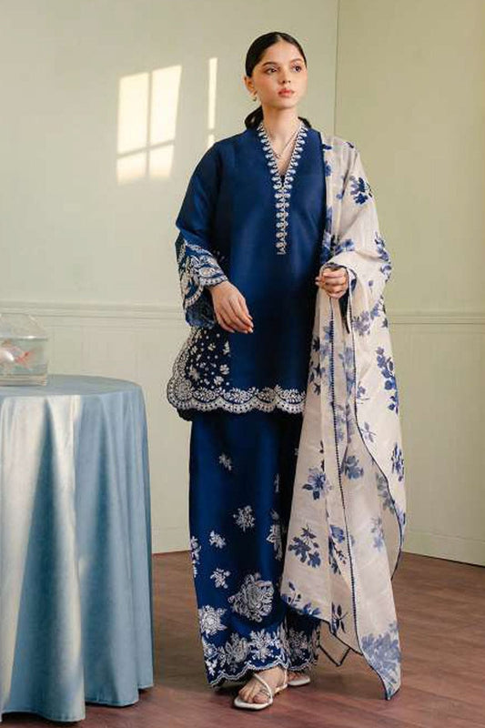 DFW-1229 Zara Shah Jahan Embroidery 3PC Dhanak Suit