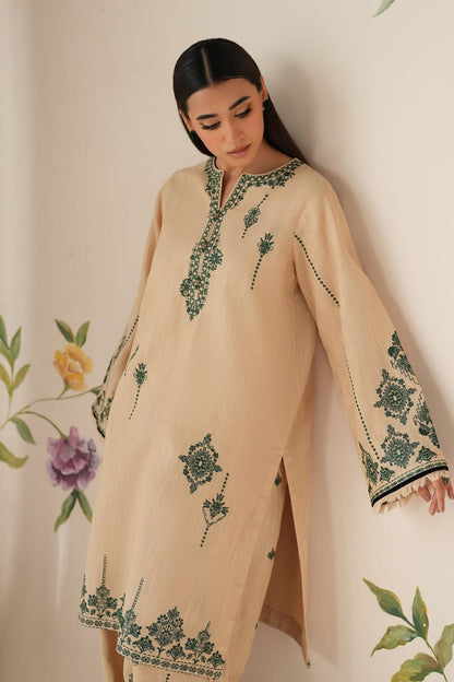 DFW-1211 Baroque Embroidery 3PC Dhanak Suit