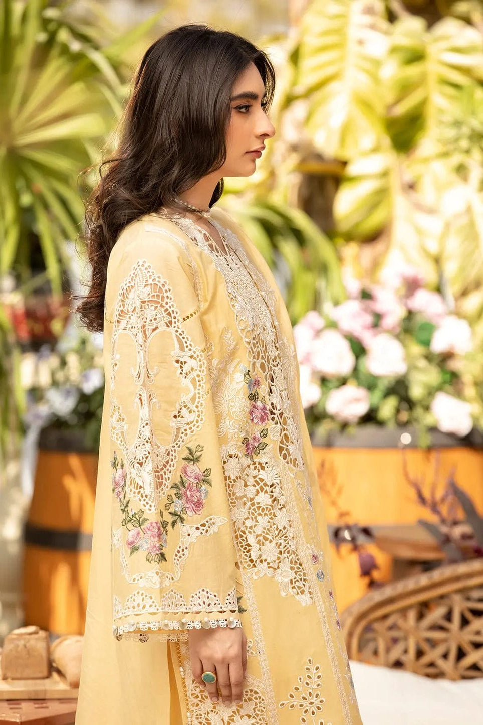 DFW-1288 Elaf Heavy Embroidery 3PC Lawn Suit