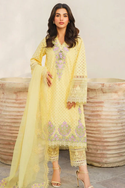 DFW-264 Zarqash Luxury Heavy Embroidery 3Pc Lawn Dress