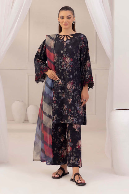 DFW-436 Baroque Embroidery 3Pc Lawn Suit