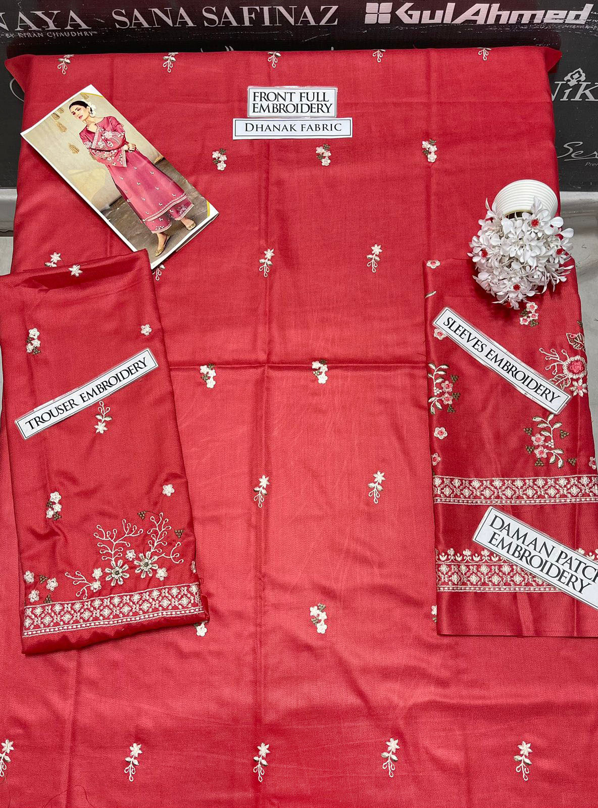 DFW-1130 Urge Embroidery 2PC Dhanak Suit