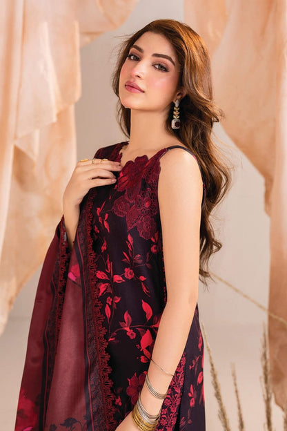 DFW-1213 Iznik Embroidery 3PC Karandi Suit