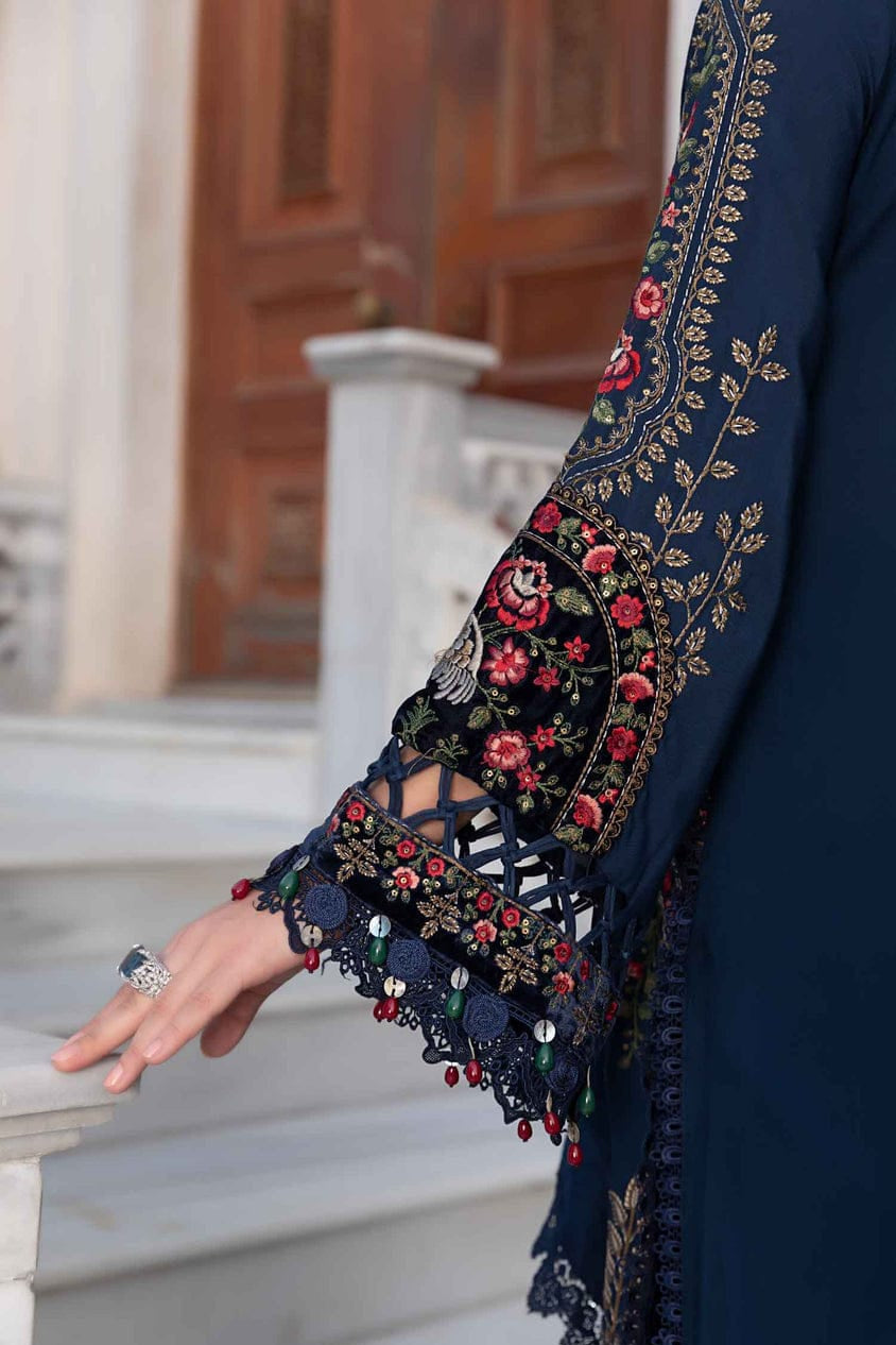 DFW-1168 Maria B Heavy Embroidery 3PC Dhanak Suit