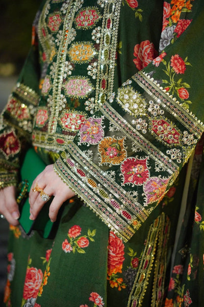 DFW-1177 Aneelas Embroidery 3PC Karandi Suit