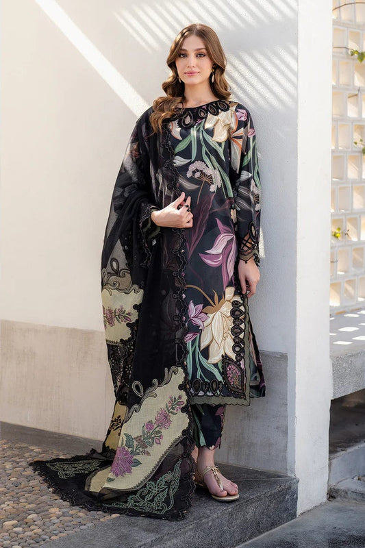 DFW-1198 Baroque Embroidery 3PC Karandi Suit