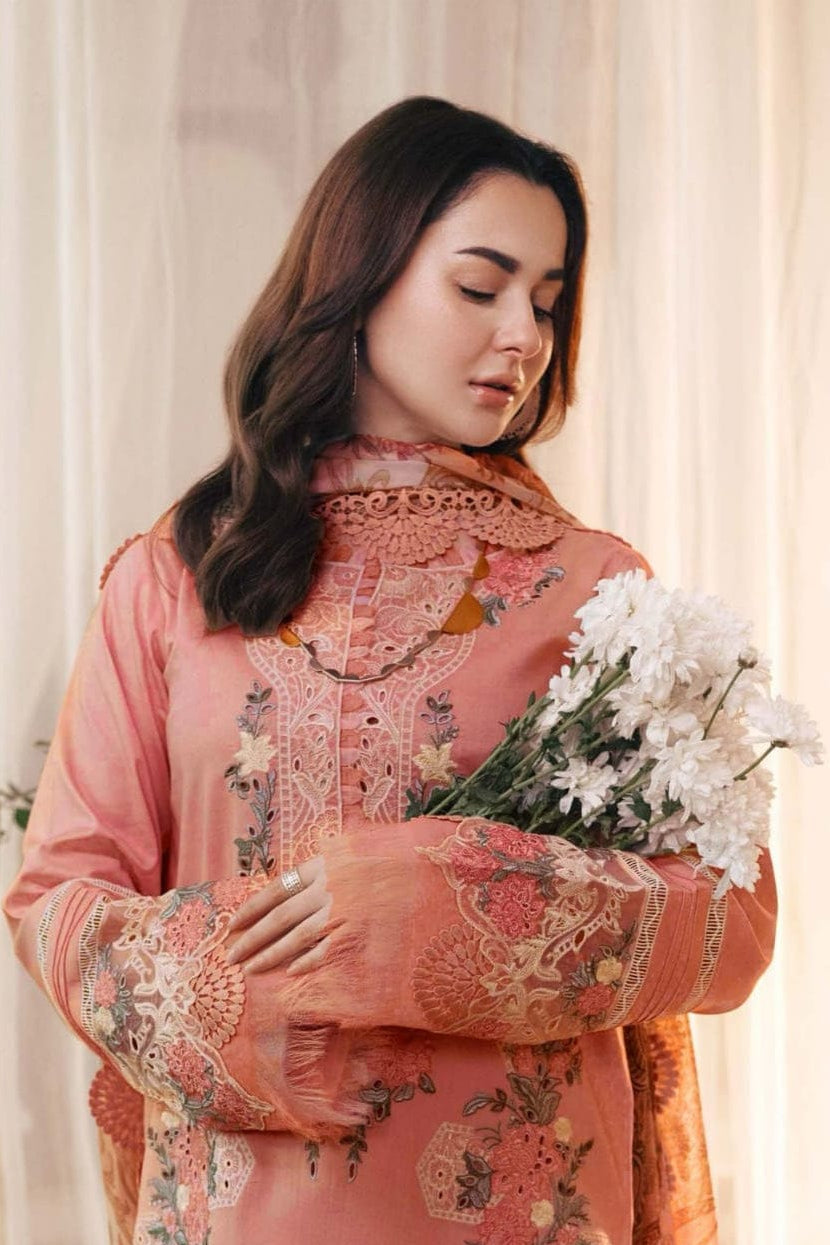 DFW-887 Zara Shah Jahan Heavy Embroidery 3PC Lawn Suit