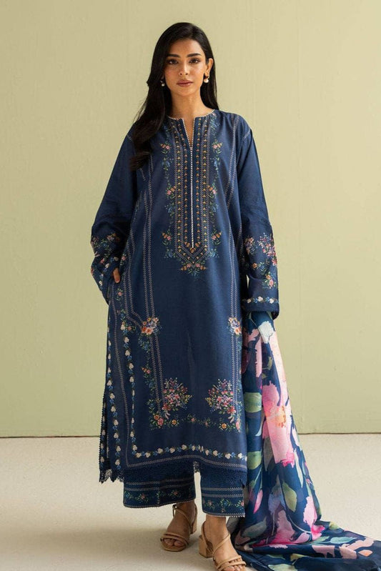 DFW-931 Zara Shah Jahan Heavy Embroidery 3PC Dhanak Suit