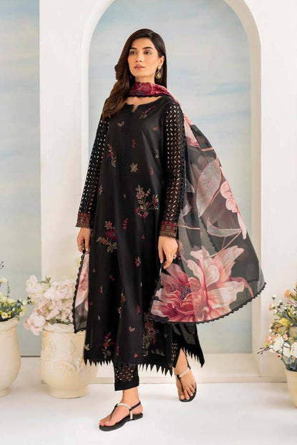 DFW-1084 Iznik Embroidery 3PC Dhanak Suit