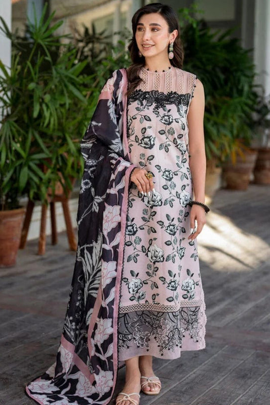 DFW-997 Asifa & Nabeel Embroidery 3PC Dhanak Suit