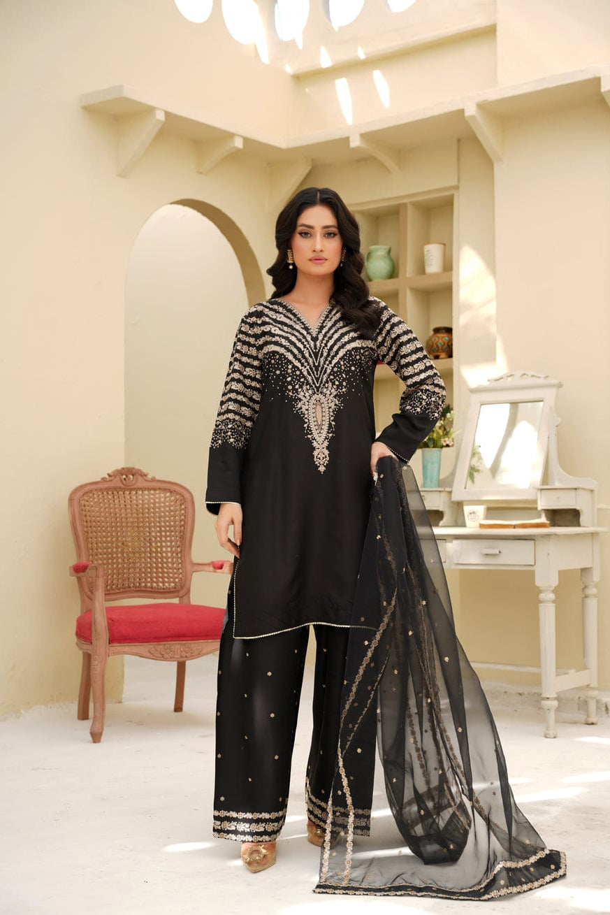 DFW-1192 Jazmin Embroidery 3PC Dhanak Suit