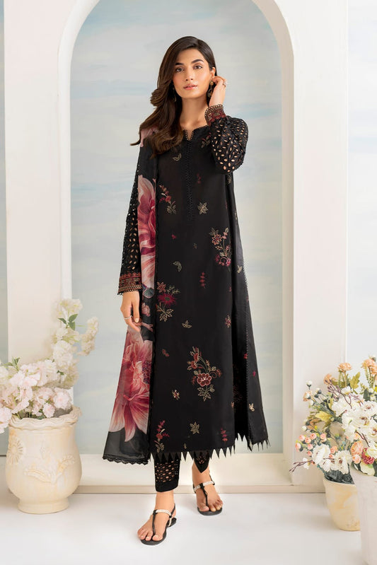 DFW-1084 Iznik Embroidery 3PC Dhanak Suit