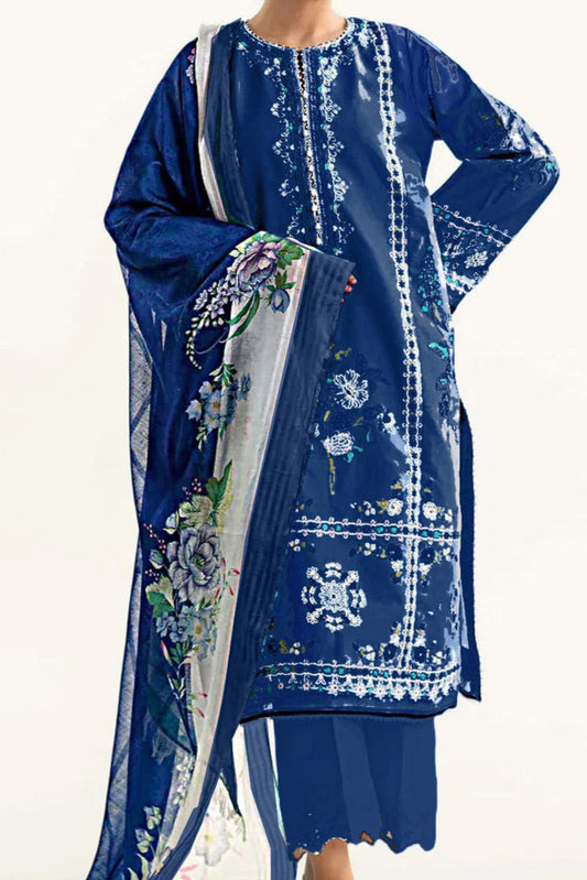 DFW-981 Zara Shah Jahan Heavy Embroidery 3PC Dhanak Suit