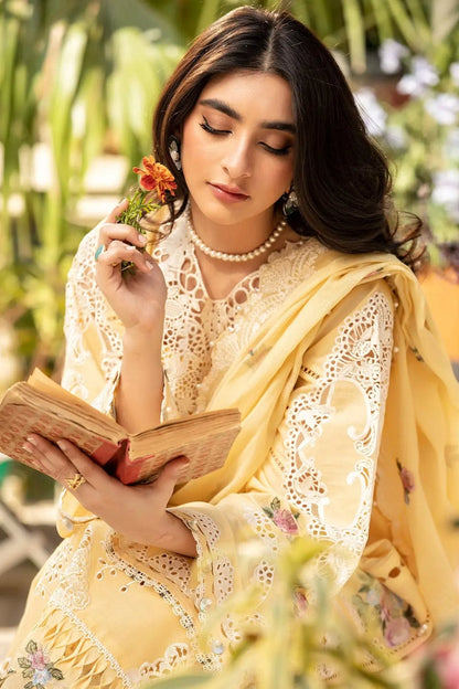 DFW-1288 Elaf Heavy Embroidery 3PC Lawn Suit