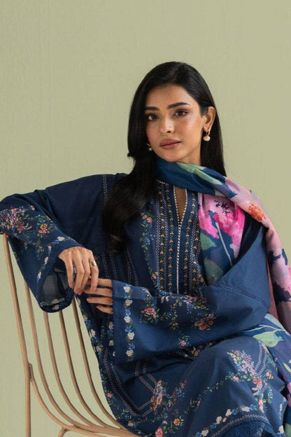DFW-931 Zara Shah Jahan Heavy Embroidery 3PC Dhanak Suit