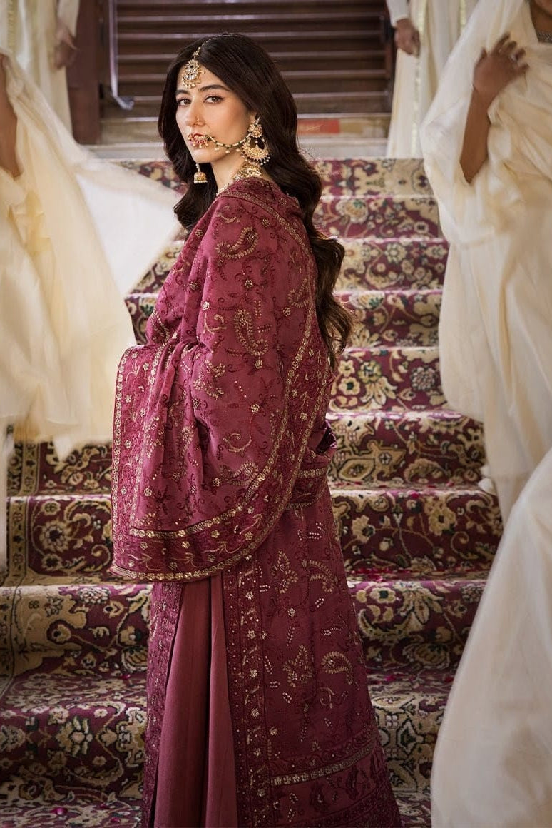 DFW-1219 Asim Jofa Heavy Embroidery 3PC Dhanak Suit