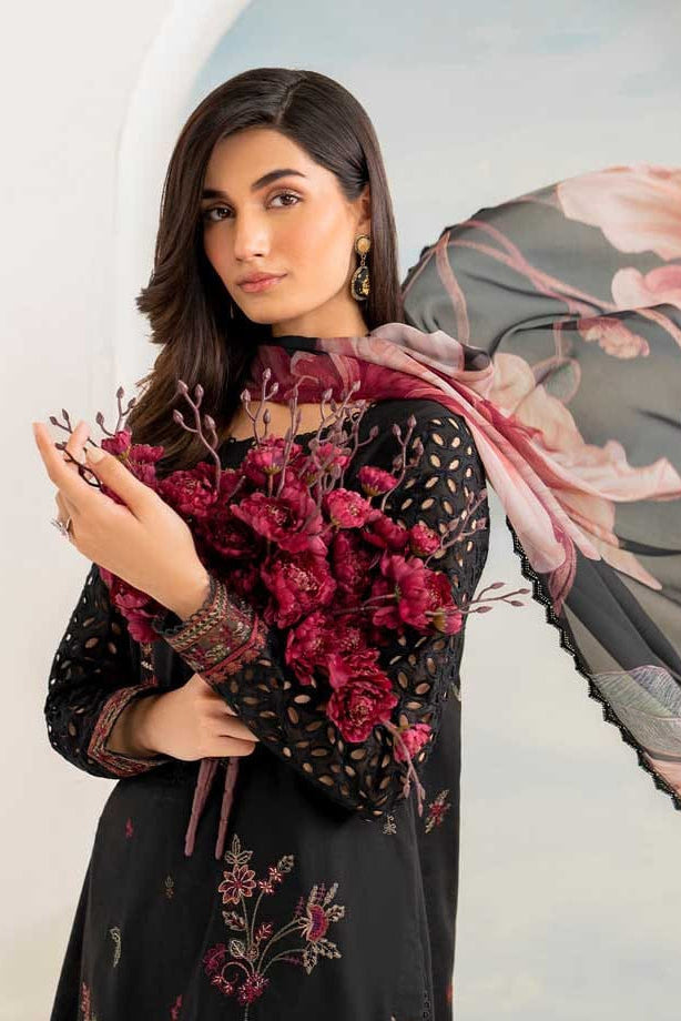 DFW-1084 Iznik Embroidery 3PC Dhanak Suit