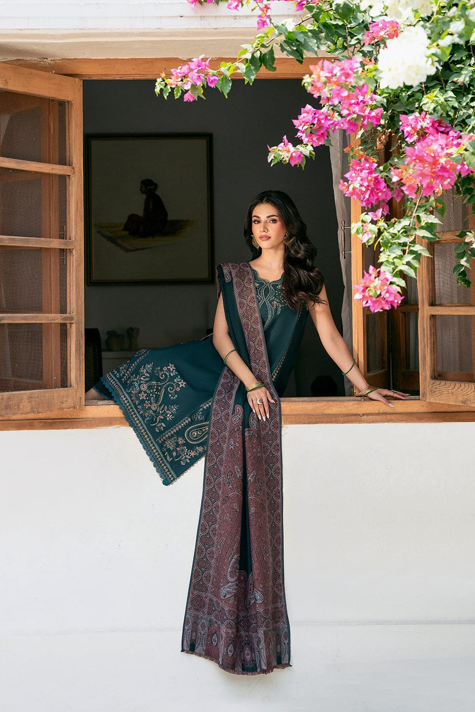 DFW-1261 Izel Embroidery 3PC Dhanak Suit