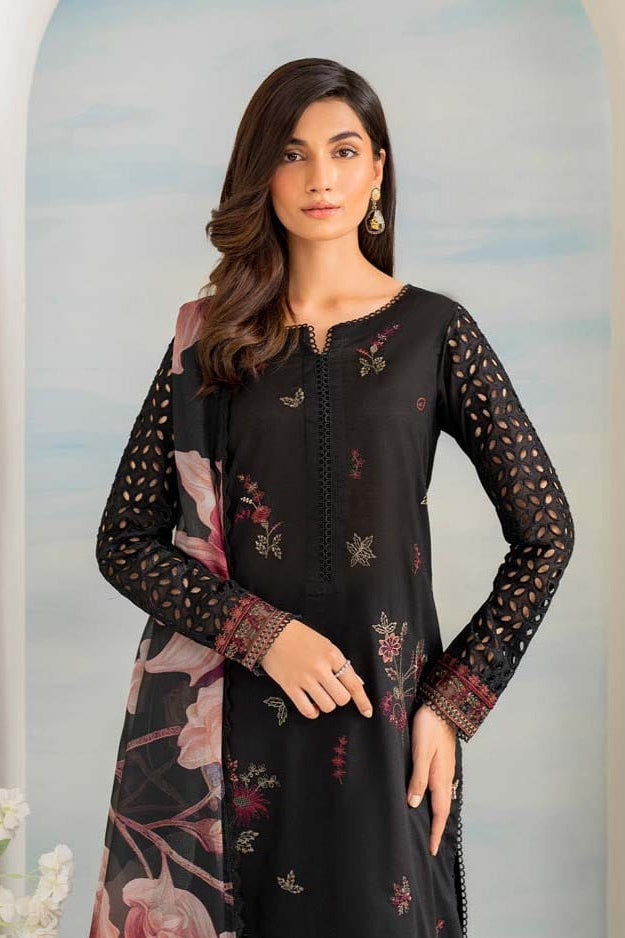 DFW-1084 Iznik Embroidery 3PC Dhanak Suit