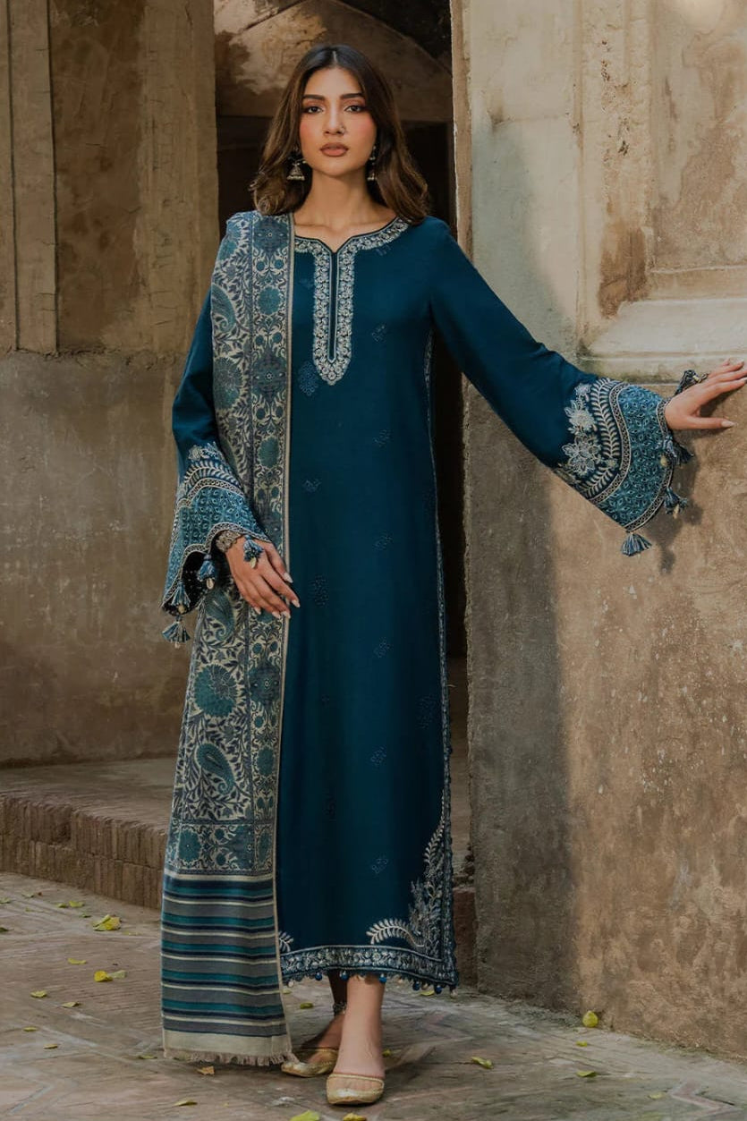 DFW-1212 Izel Embroidery 3PC Dhanak Suit