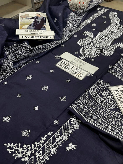 DFW-1271 Zaha Embroidery 3PC Lawn Suit