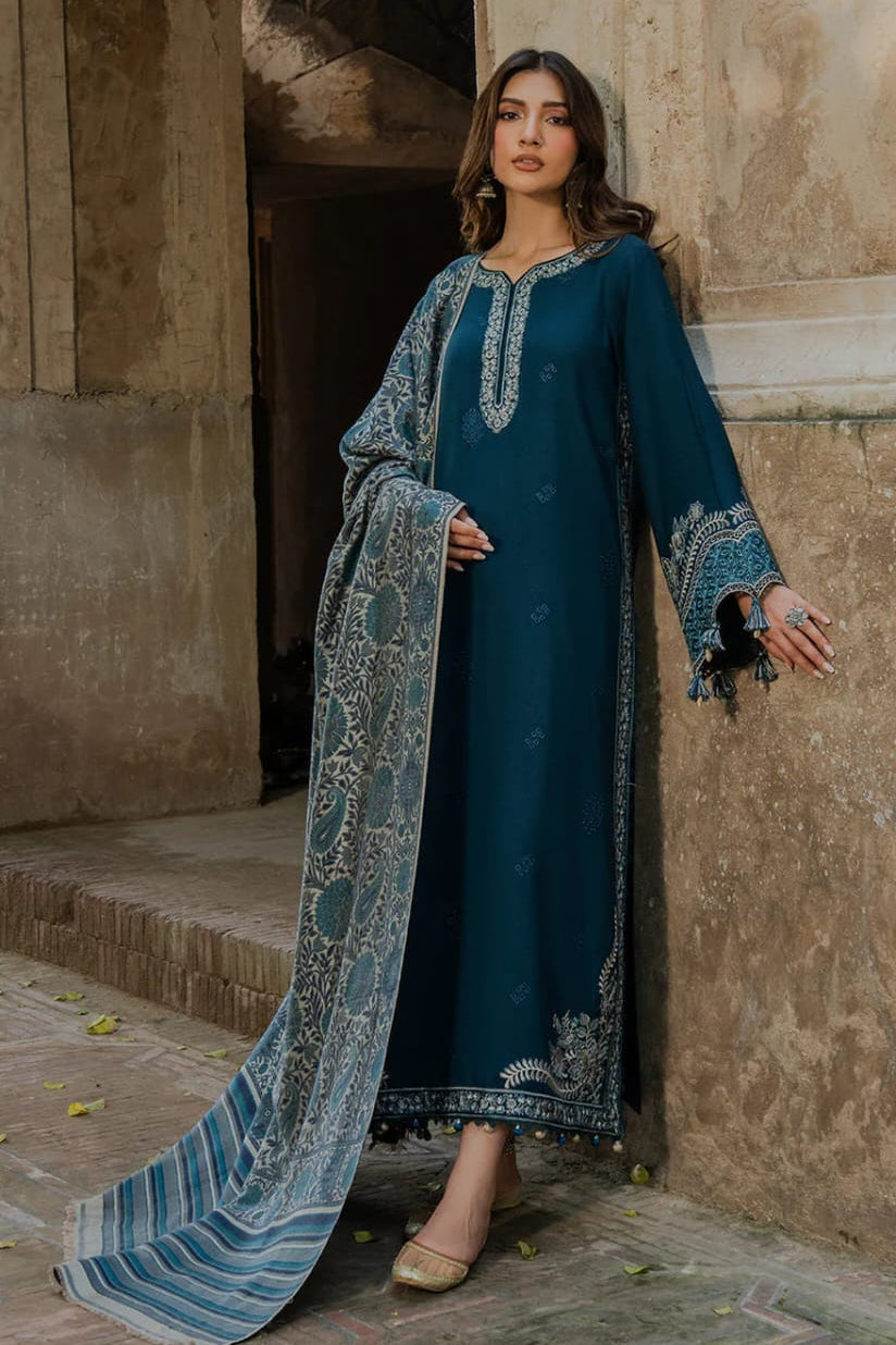 DFW-1212 Izel Embroidery 3PC Dhanak Suit