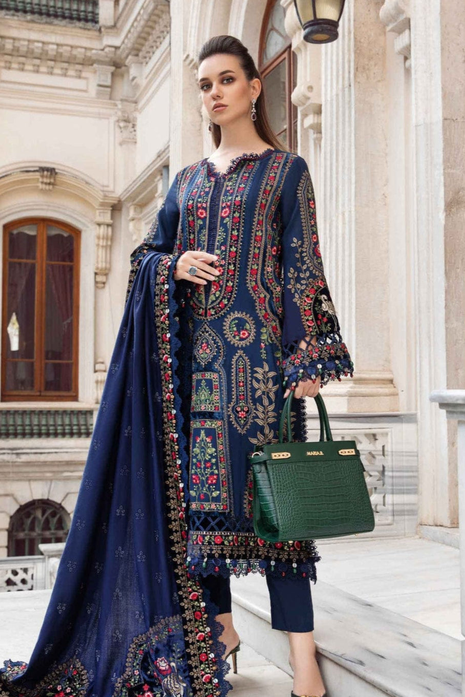 DFW-998 Maria B (Special Edition) Heavy Embroidery 3PC Dhanak Suit