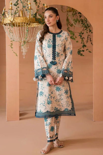 DFW-190 Jada Embroidery  3PC Lawn Dress