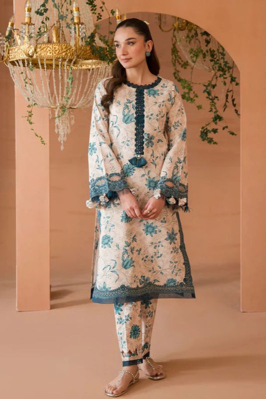 DFW-190 Jada Embroidery  3PC Lawn Dress