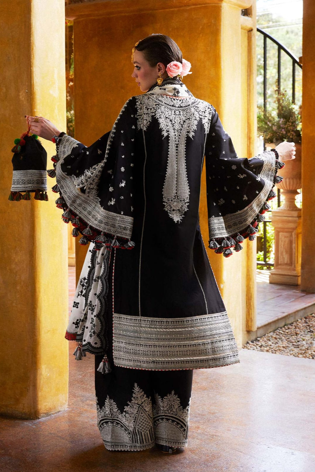 DFW-1044 Hussain Rehar Heavy Embroidery 3PC Dhanak Suit
