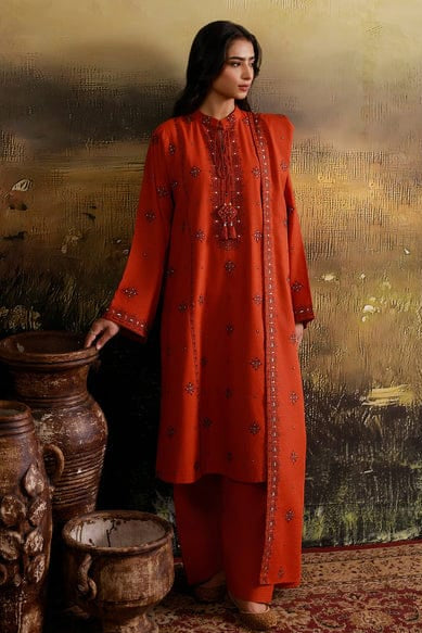 DFW-1138 Kayseria Embroidery 3PC Dhanak Suit
