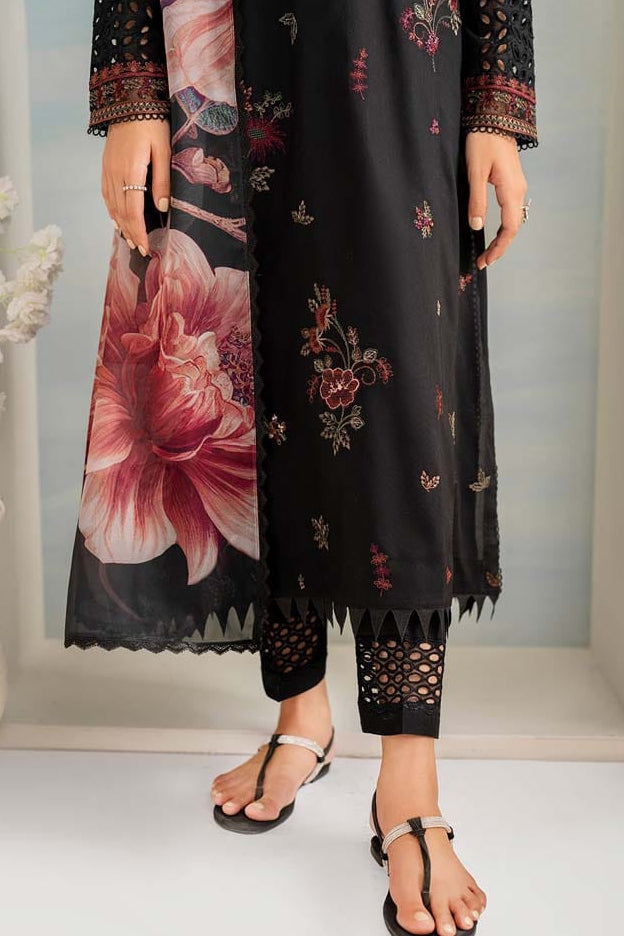 DFW-1084 Iznik Embroidery 3PC Dhanak Suit