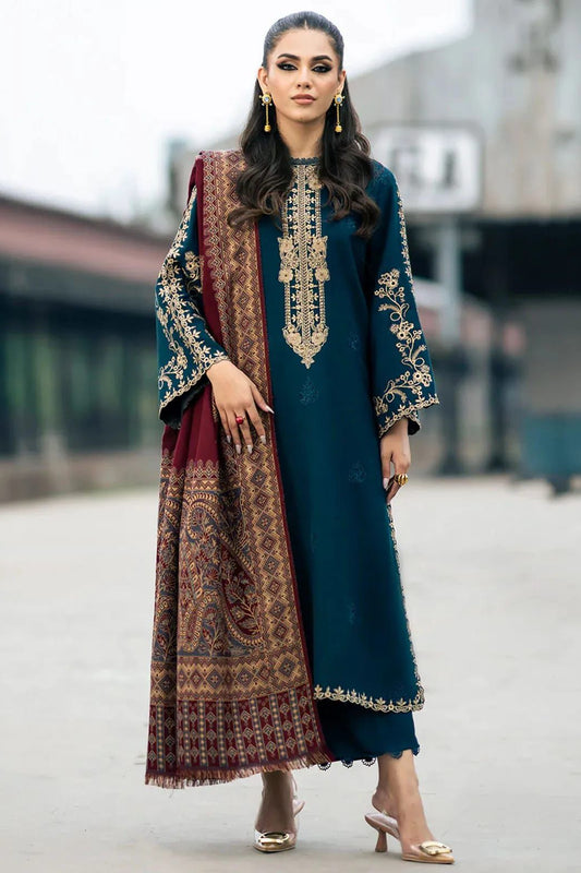 DFW-896 Izel Heavy Embroidery 3PC Dhanak Suit