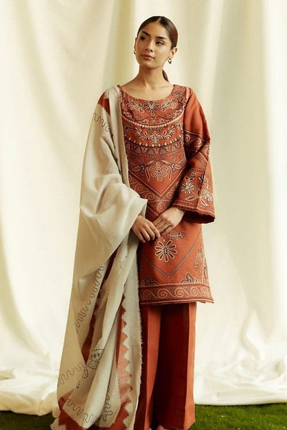 DFW-1164 CoCo Heavy Embroidery 3PC Dhanak Suit
