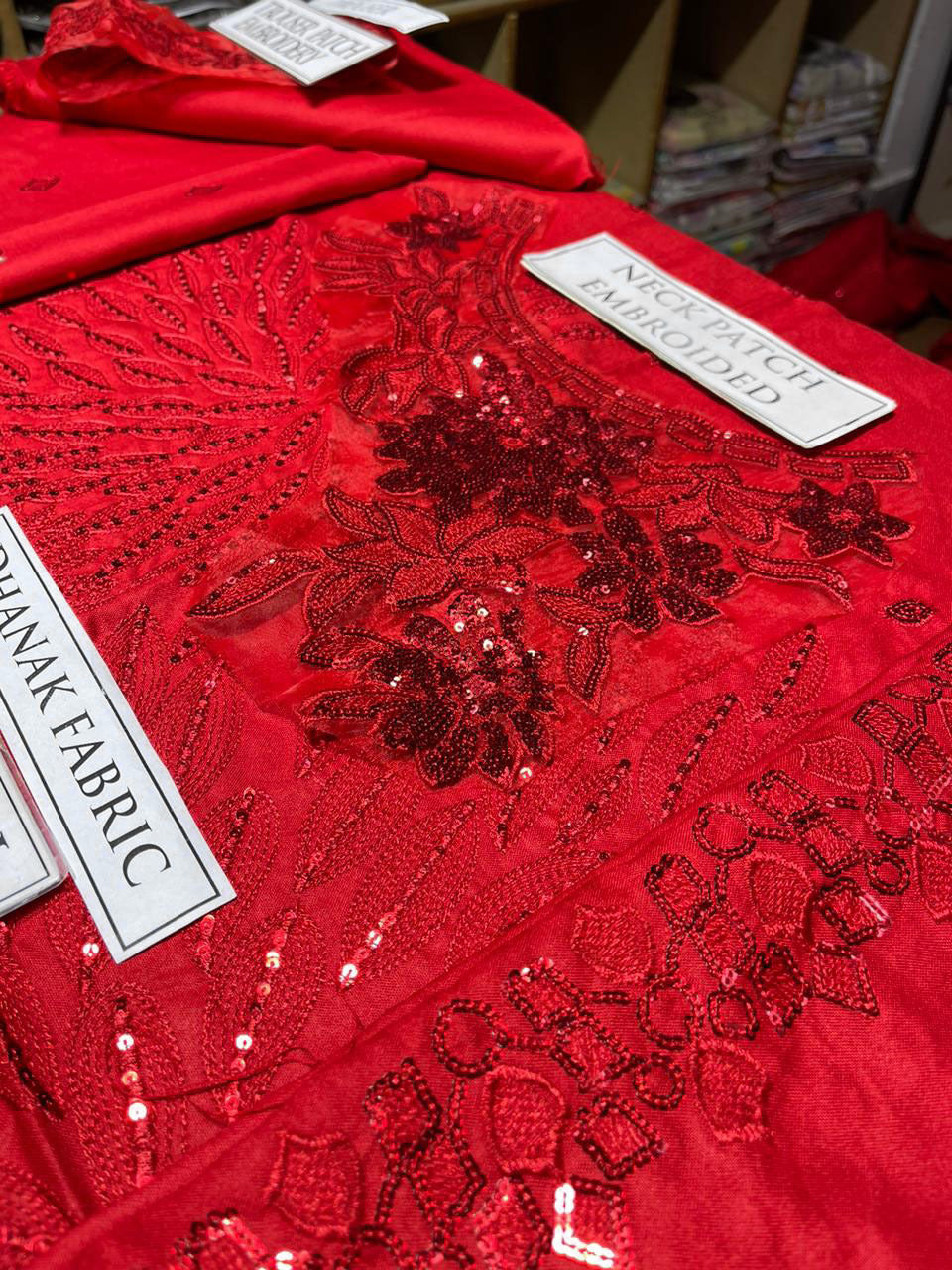 DFW-1204 Ramsha Heavy Embroidery 3PC Dhanak Suit