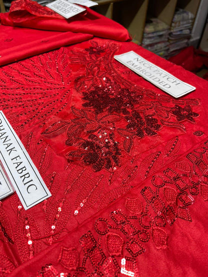 DFW-1204 Ramsha Heavy Embroidery 3PC Dhanak Suit
