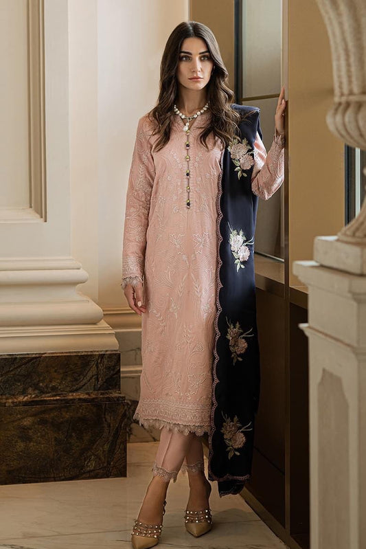DFW-1221 Agha Noor Embroidery 3PC Dhanak Suit